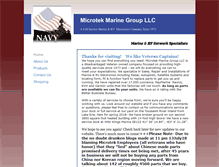 Tablet Screenshot of microtekmarinegroup.com